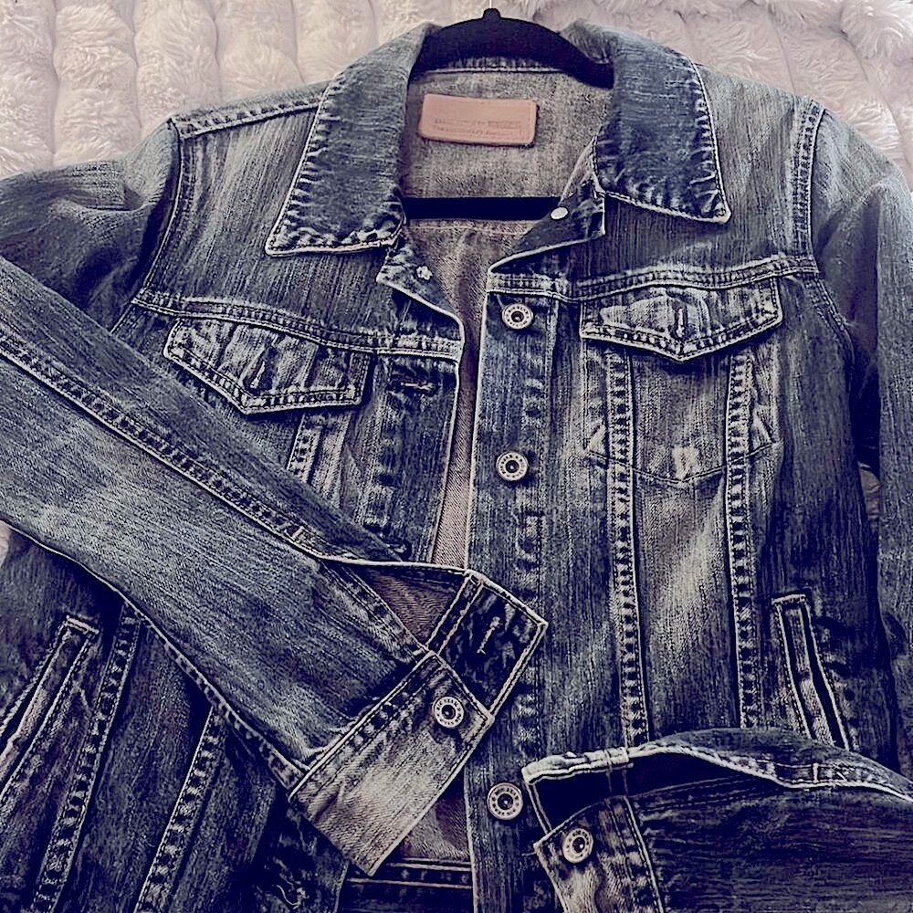 Big Star 1974 Denim Jacket - Size Small - Distressed Vintage Wash - perfect